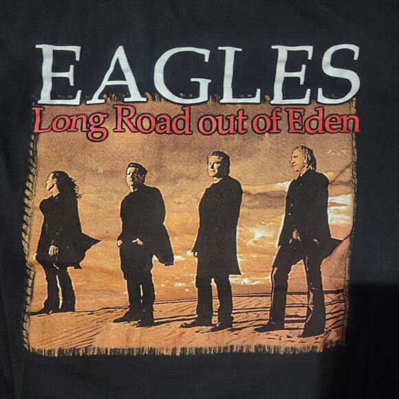 Vintage Eagles Long Road Out of Eden Tour Tee XL Classic Rock Shirt - Picture 3 of 4